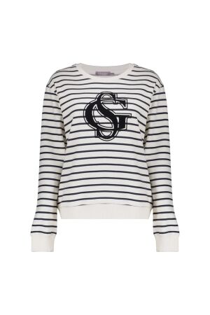 Geisha Sweat striped 675 Navy