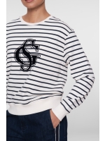 Geisha Sweat striped 675 Navy