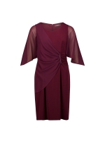 Vera Mont Kleid Kurz 3/4 Arm 6179 strong aubergine