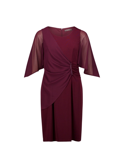 Vera Mont Kleid Kurz 3/4 Arm 6179 strong aubergine