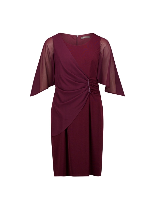 Vera Mont Kleid Kurz 3/4 Arm 6179 strong aubergine