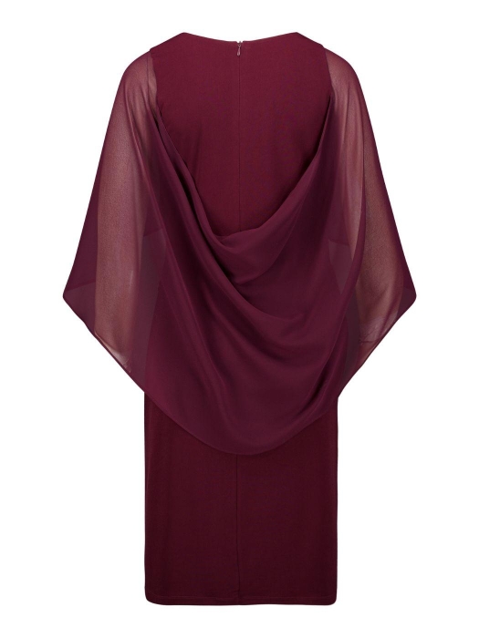 Vera Mont Kleid Kurz 3/4 Arm 6179 strong aubergine