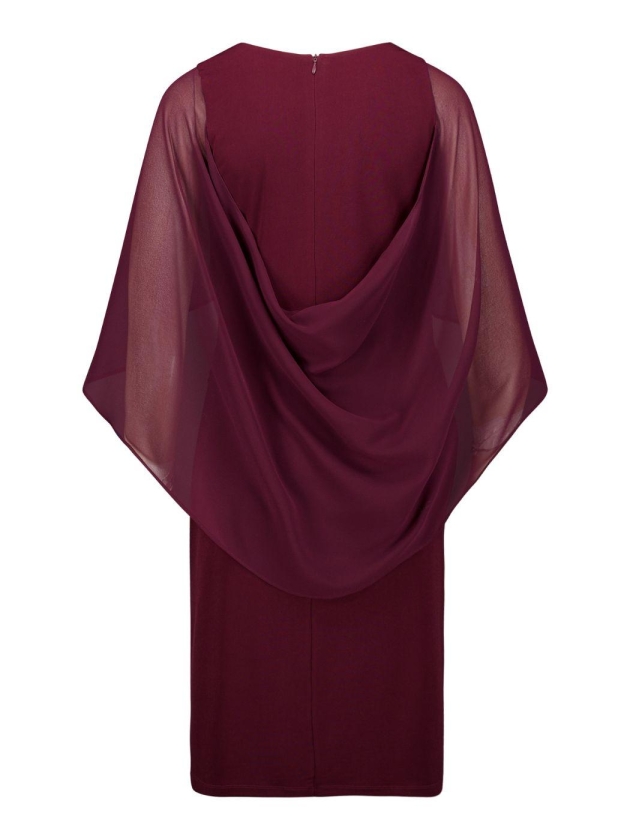 Vera Mont Kleid Kurz 3/4 Arm 6179 strong aubergine