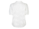 Red Button De Victoria 3D Flower is een blouse 51 White