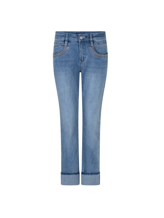 Red Button Kate Denim Embroid. Pockets 220 Stoneused