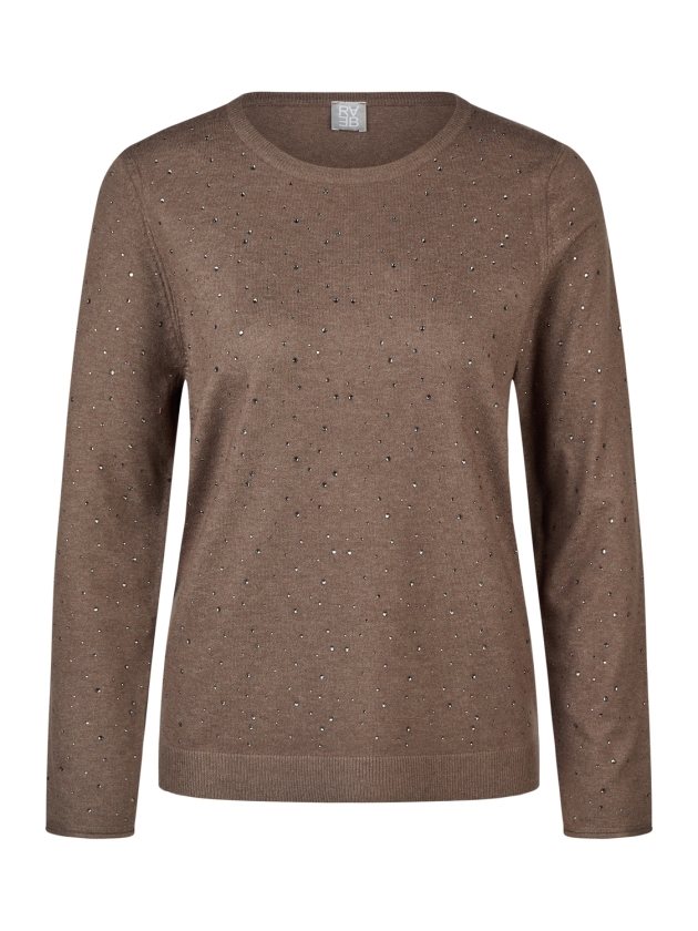 Rabe PULLOVER 7672 Taupe