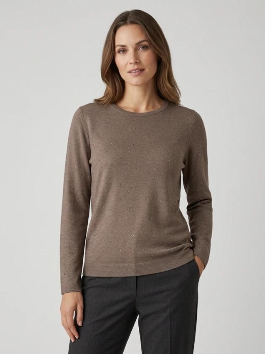 Rabe PULLOVER 7672 Taupe