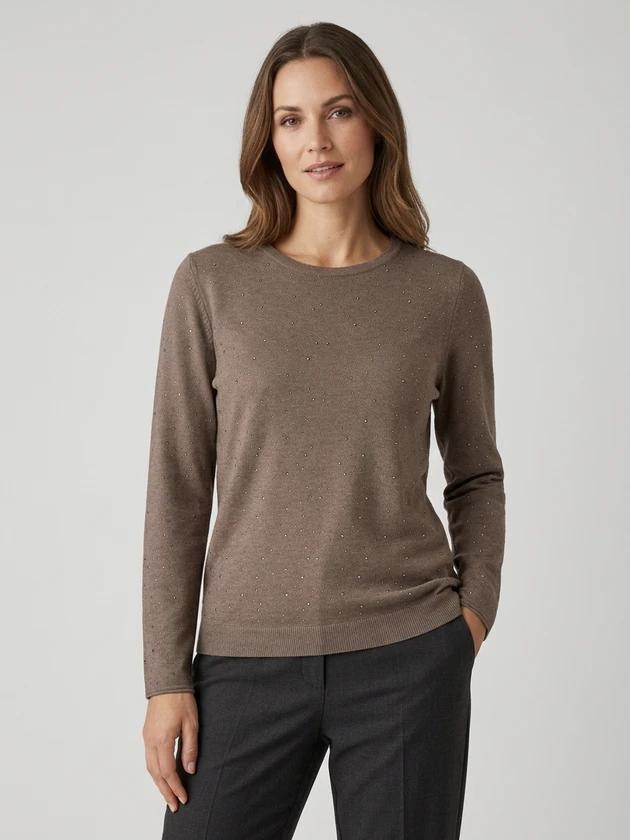 Rabe PULLOVER 7672 Taupe
