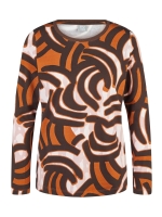 Rabe T-SHIRT 7648 Muskat