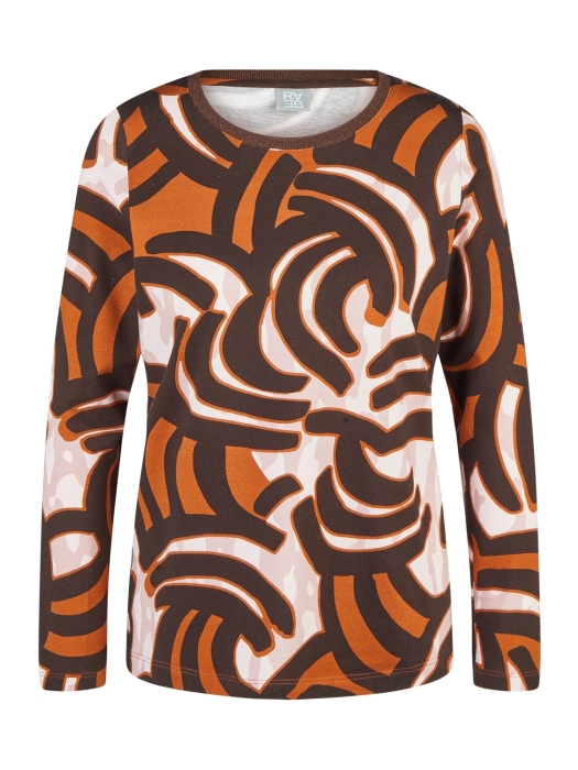 Rabe T-SHIRT 7648 Muskat