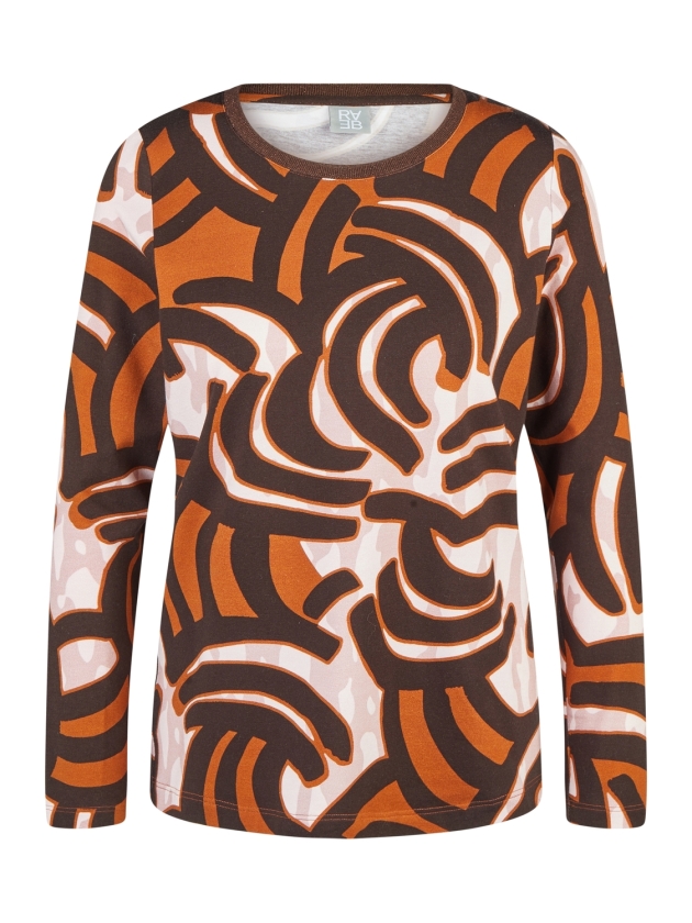 Rabe T-SHIRT 7648 Muskat