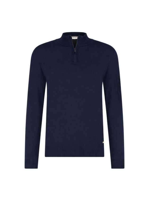 Born with Appetite Race Pull Halfzip 4001 Navy