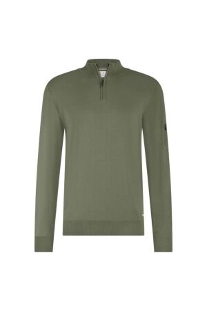 Born with Appetite Race Pull Halfzip 3007 Olive