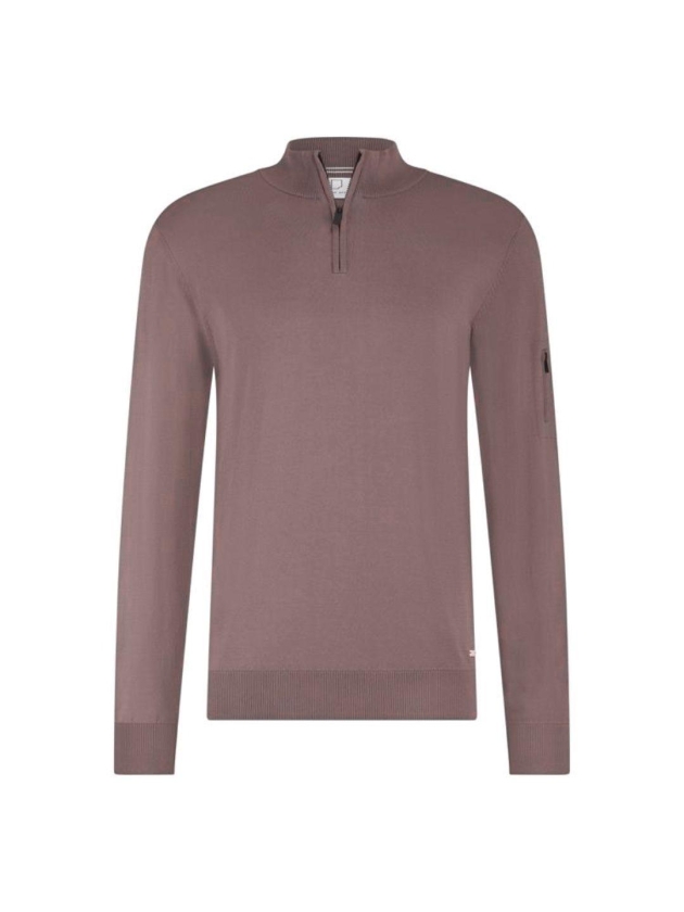 Born with Appetite Race Pull Halfzip 5005 Faded plum