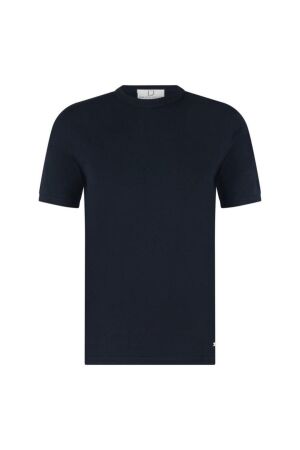 Born with Appetite Lenny Knitted T-shirt Ss 4001 Navy
