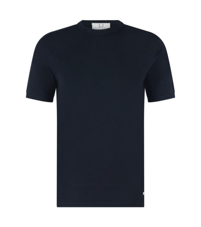 Born with Appetite Lenny Knitted T-shirt Ss 4001 Navy
