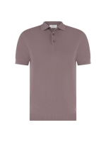 Born with Appetite Wolf Knitted Polo Ss 5005 Faded plum