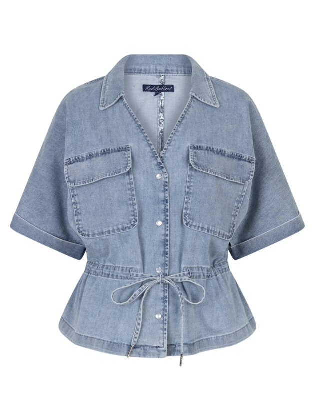 Red Button Drew Drawstring Denim light stone 182 Lightstone