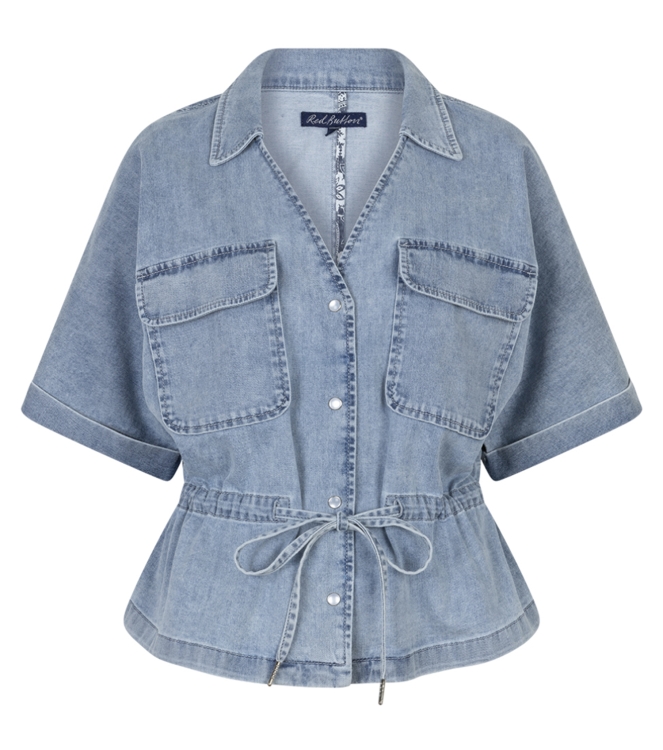 Red Button Drew Drawstring Denim light stone 182 Lightstone