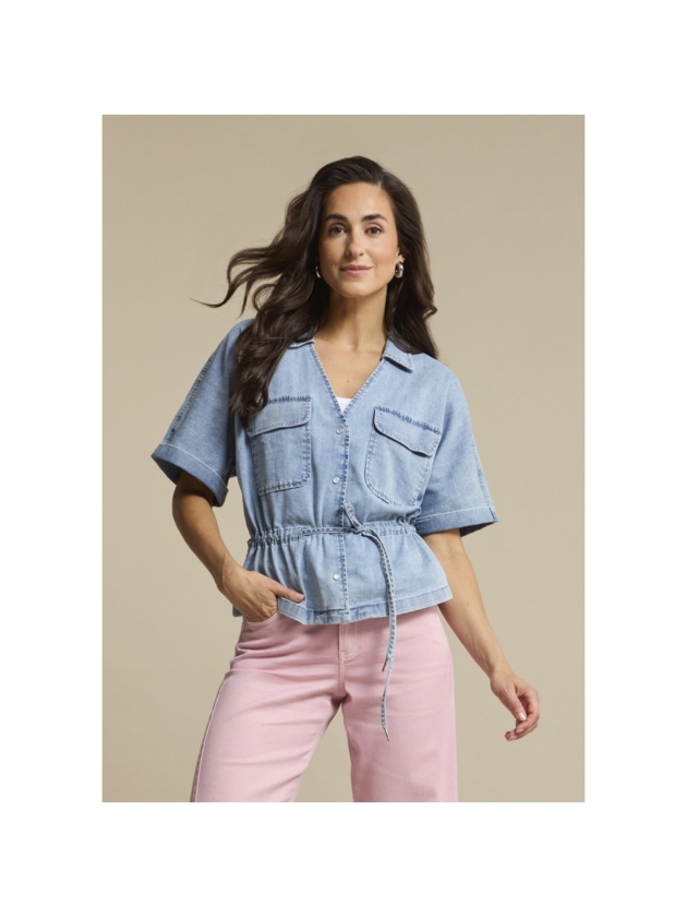Red Button Drew Drawstring Denim light stone 182 Lightstone