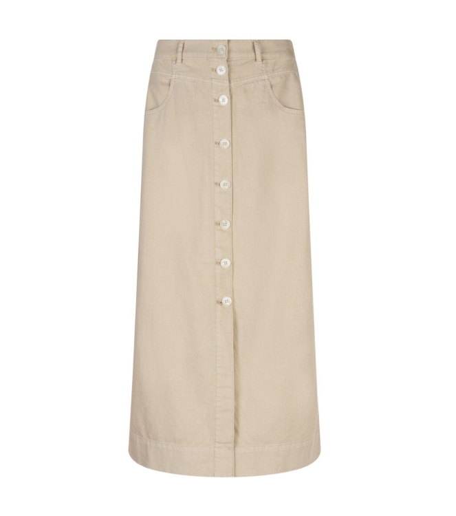 Red Button Birdie Co/Linen 99 Pebble