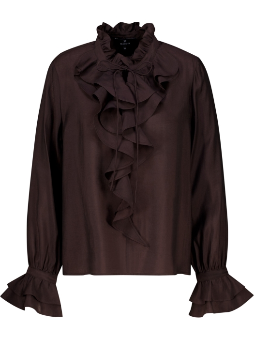 Monari Bluse 567 Black coffee