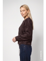 Monari Strickjacke 567 Black coffee