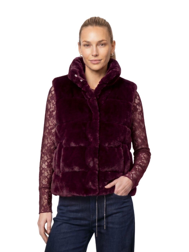 Monari Weste 316 Dark bordeaux