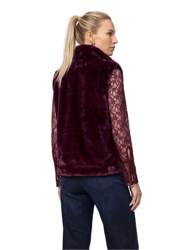 Monari Weste 316 Dark bordeaux
