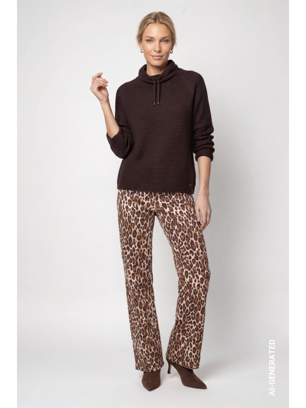 Monari Pullover 567 Black coffee
