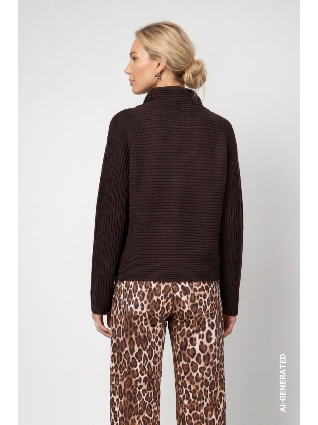 Monari Pullover 567 Black coffee
