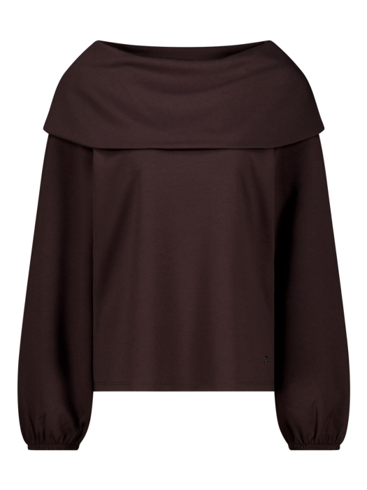 Monari Sweatshirt 567 Black coffee