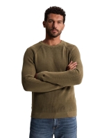 Cast Iron Crewneck regular fit soft blend 8026 Walnut