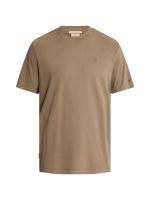 Cast Iron Short sleeve r-neck regular fit in 8026 Walnut