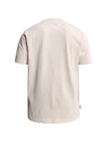 Cast Iron Short sleeve r-neck regular fit pe 7555 White down