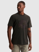 Cast Iron Short sleeve r-neck regular fit pe 9167 Clever crows