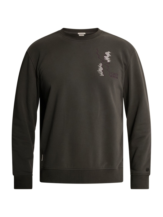 Cast Iron Crewneck relaxed fit graphic 9167 Clever crows