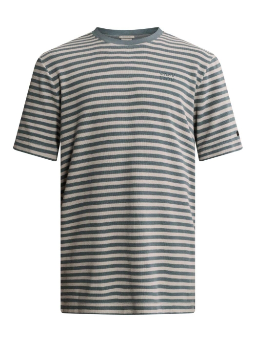 Cast Iron Short sleeve r-neck regular fit wa 5146 blue mirage