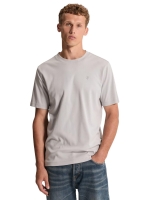 Cast Iron Short sleeve r-neck regular fit in 9131 Harbour mist