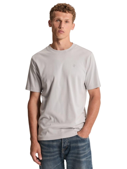 Cast Iron Short sleeve r-neck regular fit in 9131 Harbour mist