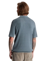 Cast Iron Short sleeve polo regular fit cott 5146 blue mirage