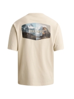 PME Legend Short sleeve r-neck heavy oe digit 7013 Bone white