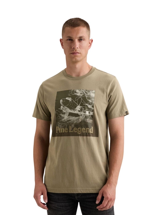 PME Legend Short sleeve r-neck single jersey 6485 Overland trek