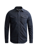 PME Legend DENIM SHIRTS BLUE CLEAN STAR BCS Blue coated summer