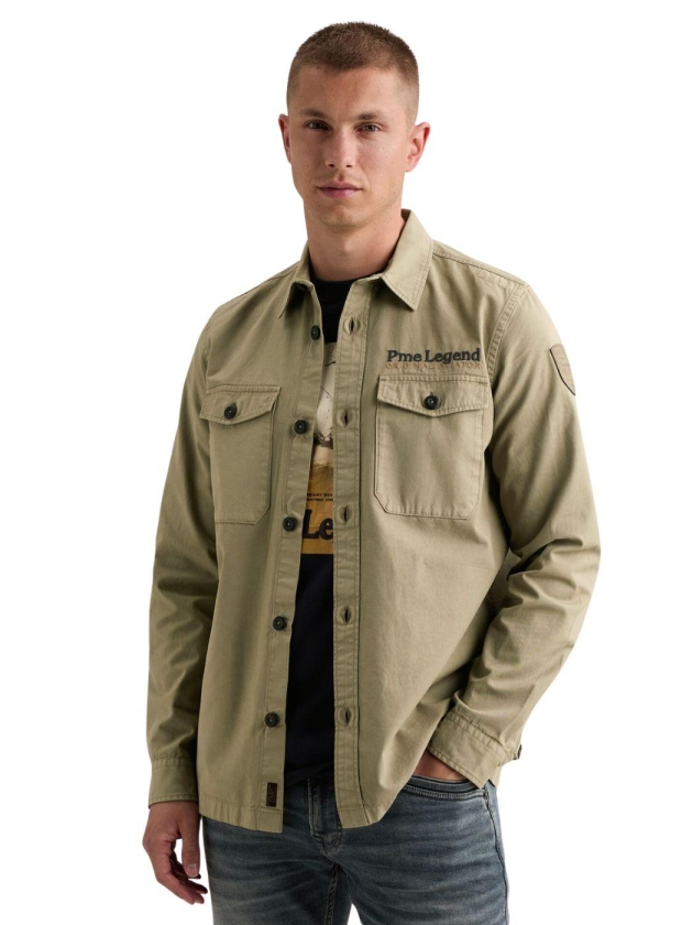 PME Legend Long sleeve shirt Garment dye back 6485 Overland trek