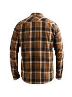 PME Legend Long sleeve shirt Check 8187 Golden brown