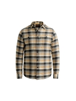 PME Legend Long sleeve shirt yarn dye check 8187 Golden brown
