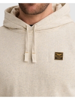 PME Legend Hooded 3t cross terry melange 910 Bone white melee