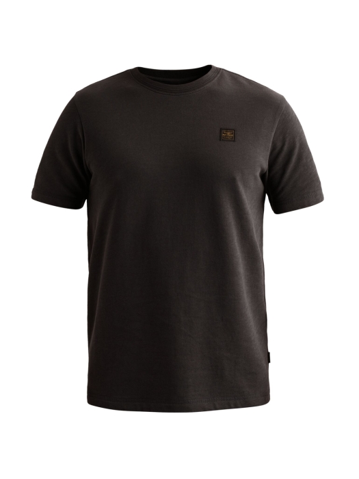 PME Legend Short sleeve r-neck light slub ter 9140 Obsidian