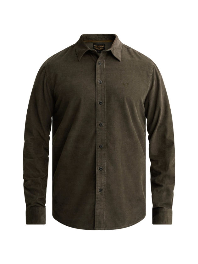 PME Legend Long sleeve shirt Fine Corduroy 8039 Beluga